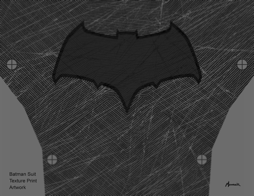 Batman Suit Print Artwork
